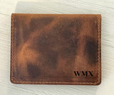 Personalized Wallet, Minimalist Leather Wallet, custom Wallet, Leather Wallet, Slim Leather Wallet