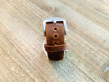 Leather watch strap | Leather Watch Band | Handmade Watch Band | 18 mm, 20 mm, 22mm, 24mm | Antique Brown