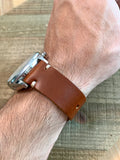 Leather watch strap | Leather Watch Band | Handmade Watch Band | 18 mm, 20 mm, 22mm, 24mm | Antique Tan