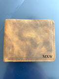 Classic Bifold Leather Wallet - Antique Brown