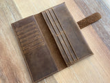 Womens Leather wallet, women's Wallet organizer, Women's wallet, Long wallet, Leather wallet