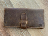Womens Leather wallet, women's Wallet organizer, Women's wallet, Long wallet, Leather wallet