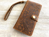 iPhone Wallet, Leather iPhone Case, iPhone 16 Pro Max, iPhone 16 Pro, iPhone 16, 16e, iPhone 16 Plus, iPhone 15 Pro Max, 15 | Flower Case |