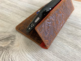 iPhone Wallet, Leather iPhone Case, iPhone 16 Pro Max, iPhone 16 Pro, iPhone 16, 16e, iPhone 16 Plus, iPhone 15 Pro Max, 15 | Flower Case |