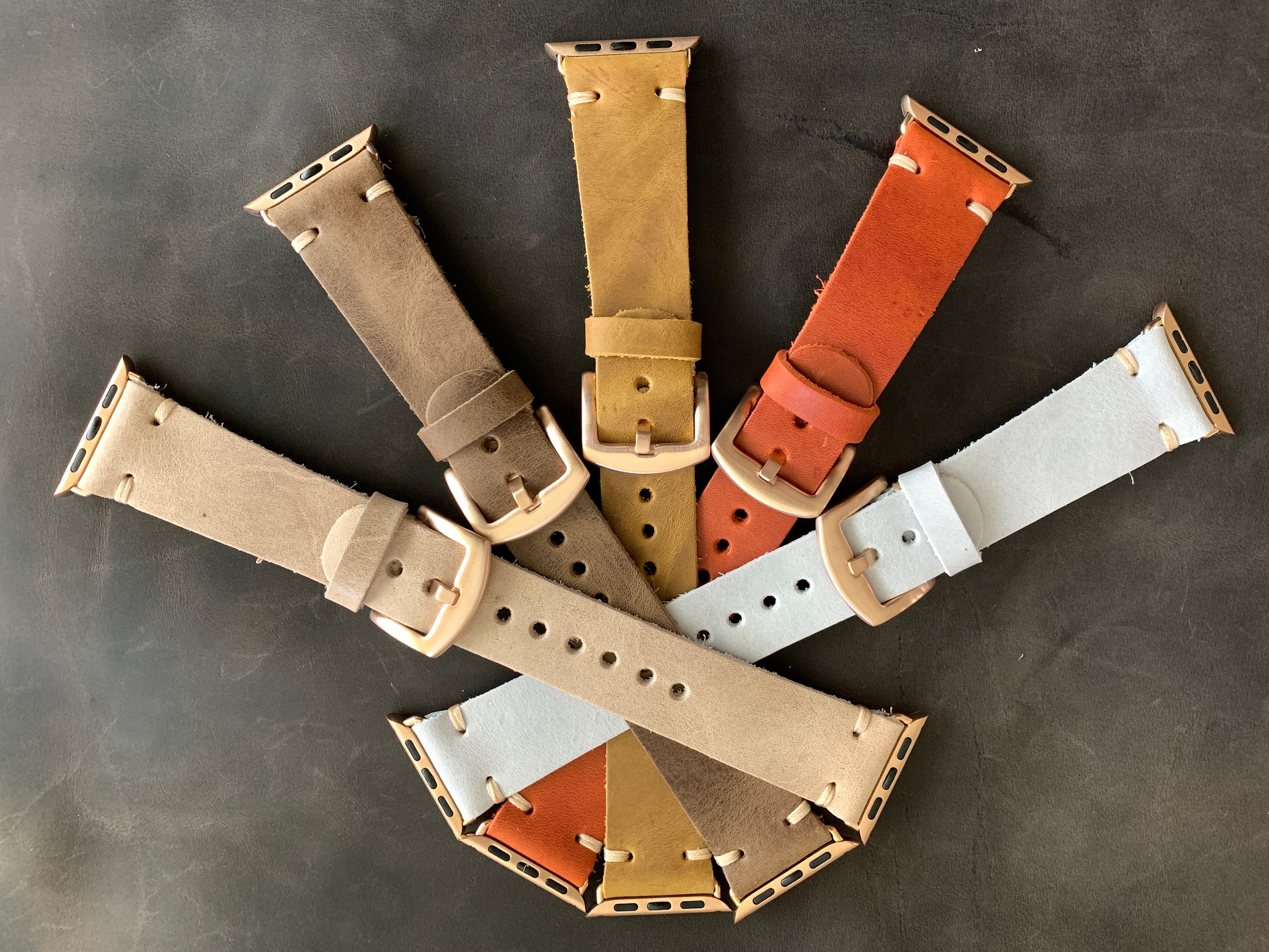 Apple watch band Series 1 2 3 4 5 6 7 8 SE 42-44-45 mm, 38-40-41 mm, Leather watch band, iWatch band, Apple watch leather band