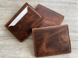 Personalized Wallet, Minimalist Leather Wallet, custom Wallet, Leather Wallet, Slim Leather Wallet