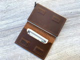 Minimalist Leather Wallet, Pop Up Credit Card Wallet, Leather Wallet, Slim Leather Wallet, Unisex Wallet