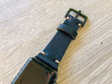 Apple watch band Series 1 2 3 4 5 6 7 8 SE 42-44-45 mm, 38-40-41 mm, Leather watch band, iWatch band, Apple watch leather band Black Leather