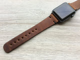 Apple watch band Series 1 2 3 4 5 6 7 8 SE 42-44-45 mm, 38-40-41 mm, Leather watch band, iWatch band, Apple watch leather band Brown