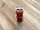 Leather watch strap | Leather Watch Band | Handmade Watch Band | 18 mm, 20 mm, 22mm, 24mm | Antique Tan