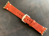 Apple watch band Series 1 2 3 4 5 6 7 8 SE 42-44-45 mm, 38-40-41 mm, Leather watch band, iWatch band, Apple watch leather band