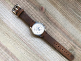 Leather watch strap | Leather Watch Band | Handmade Watch Band | 18 mm, 20 mm, 22mm, 24mm | Brown